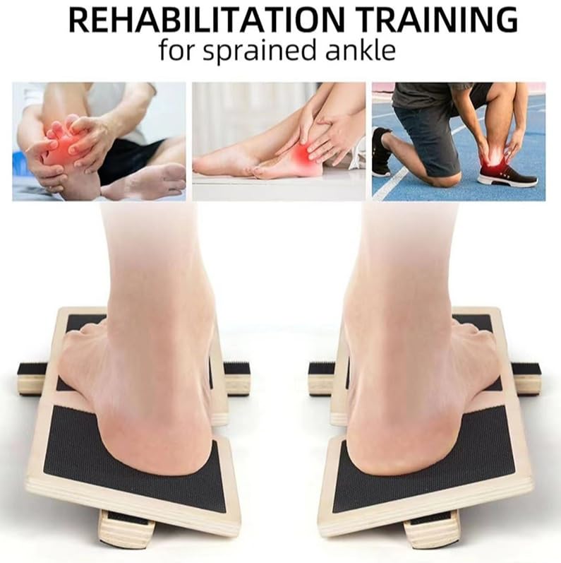 Tabla de Equilibrio para Tobillo de Madera para Recuperación y Entrenamiento miniatura 5