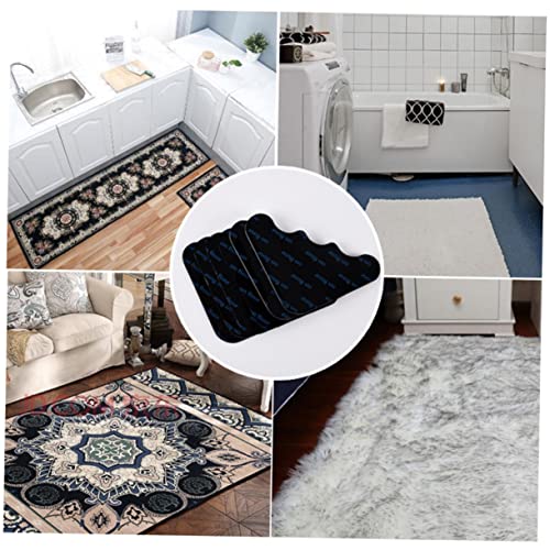 Garneck 8 Pçs Adesivos Antiderrapantes Para Tapetes De Chão Pinças Para Tapetes Fita Lavável Anti On