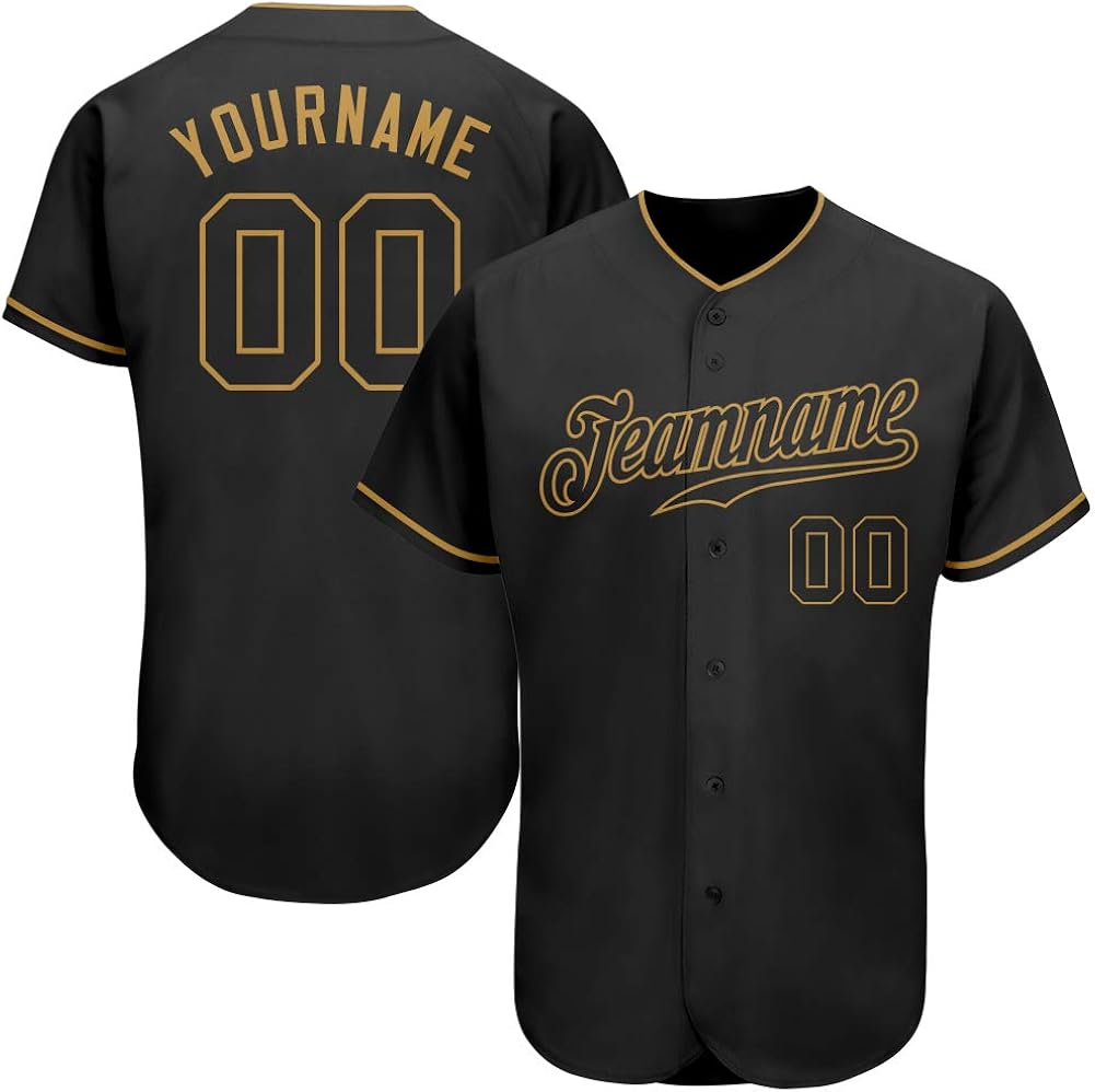 Customize button down baseball jersey Clearance