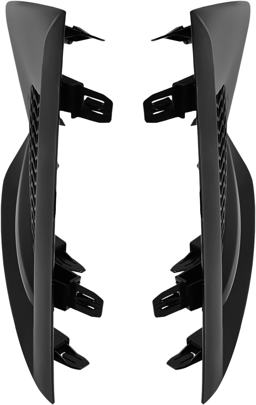 XIJIE Fog Lamps Cover For 2023-2024 Altima Fog Lights Cover Grille Pair Driver Left Side+Passenger Right Side Black Housing