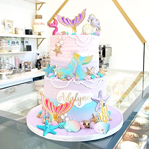 JeVenis 13 Pezzi Deluxe Coda di Sirena Cake