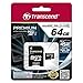 Price comparison product image Transcend 64GB microSDXC/SDHC Class 10 UHS-I 600X (Ultimate) Memory Card with Adapter