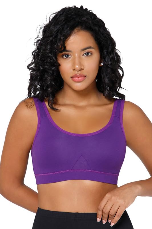 Image of Intimacy Active Sports Bra for Women Medium Coverage, Non-Wired, Non-Padded, Seamless, Stretchable Comfortable Support Activewear for Women