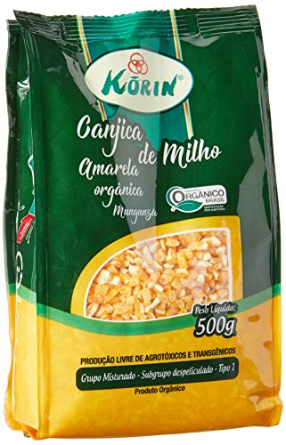 Canjica Amarela Orgânica Korin - pct 500g