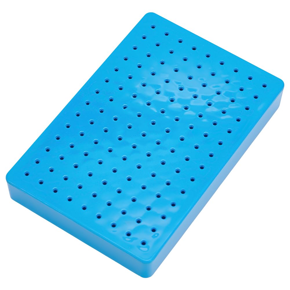 UNICRAFTALE Baking Mat for Polymer Clay ABS Plastic Model Tool Holder Earring Application Board Blue Drying Table Stand Polymer Clay Tool Work for Jewelry Making
