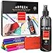 Produktbild Arteza Whiteboard Zubehör Set, 12 Boardmarker mit feiner Spitze, 1 Whiteboard Reiniger & 1 magnetischer Schwamm, zum Beschriften und Reinigen von Whiteboards, Lapboards, Glastafeln