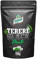 Erva Mate Terere Black Menta Premium Sem açúcar Barão 500g