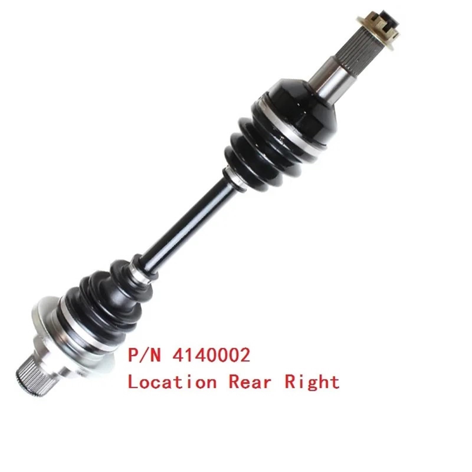 Fuelle, Árbol de Transmisión Kit de fuelle de transmisión para eje de transmisión delantero y trasero de CV, compatible con Yamaha Grizzly 660 YFM660 2003 2004 2005 2006 2007 2008 Eje de Transmisión d