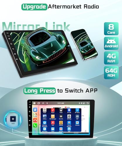 Radio 8 Core 4G+64G con Pantalla 10" para Jeep/Chrysler/Dodge miniatura 3
