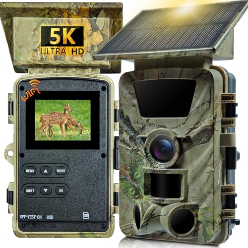 Solar Trail Camera 4K WiFi with Night Vision