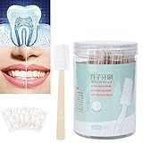 ☻SUITABLE: Adecuado para mujeres embarazadas, mujeres, adultos, ancianos, necesidades del hogar.Este cepillo de dientes también es adecuado para cepillar a su bebé sin lastimar la delicada boca de su bebé.