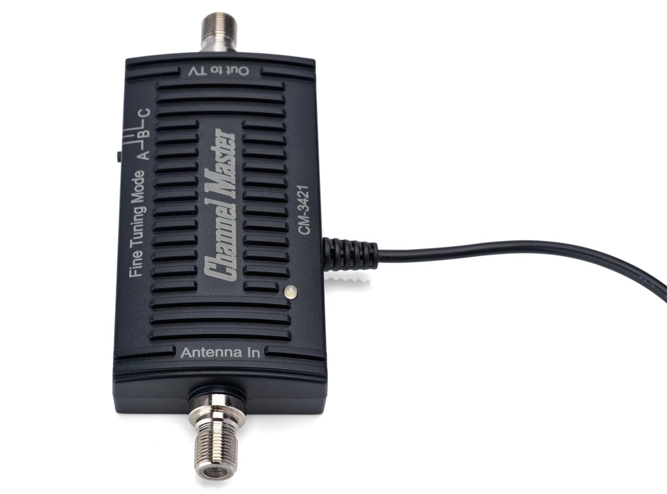 Channel Master FLATenna con Booster - Antenna TV per interni per Smart TV e canali locali, amplificatore di segnale regolabile con filtri LTE/FM, supporta TV 1080p, 4K e NextGen (ATSC 3.0)