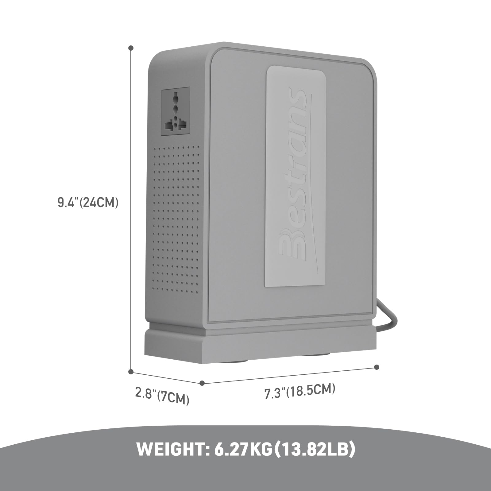 Trasformatore Step Up da 2000 W, convertitore da 110 V a 220 V, convertitore di tensione resistente, da 110 V-120 V a 220 V-240 V, con doppia presa, protezione da sovraccarico e ultra