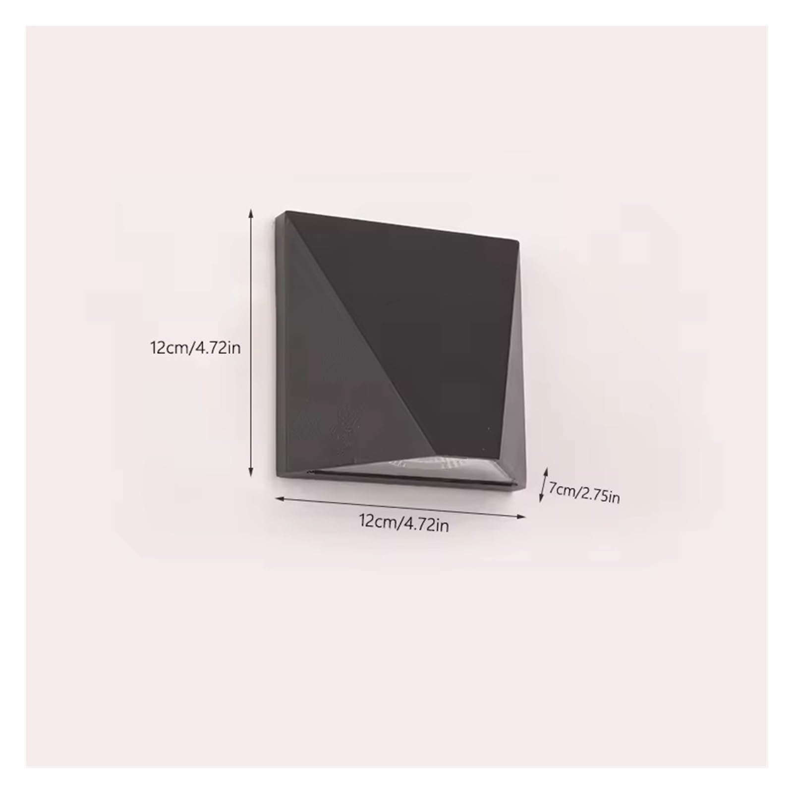 Applique Murale LED 5 W en Aluminium, Style Simple, éclairage d'intérieur et d'extérieur, idéal pour Un Jardin, Une terrasse, Une Cour ou Un Porche, AC85-265 V