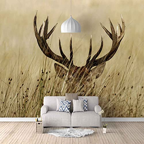 Papier peint 3D wapiti DIY autocollant sans colle 150x105