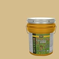 Vista 190 de Rodda Paint CASCADIA ZERO Interior Semi-Gloss Paint & Primer in One, Quart, Gold Tweed