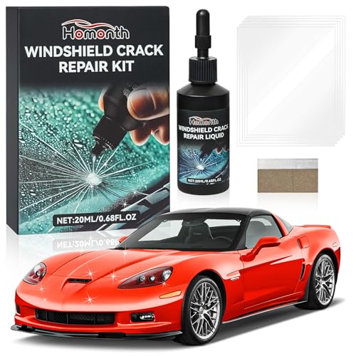 popalula Car Windshield Crack Repair Kit - 2025 Upgrade Nano Glass Repair Liquid for Cracks & Chips, Cracks Gone Glass Remover Fluid for Quick Fix Windshields, Windows, Mirrors