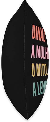 Miniatura 2 de Funny Portuguese First Name Design - Dinal Throw Pillow