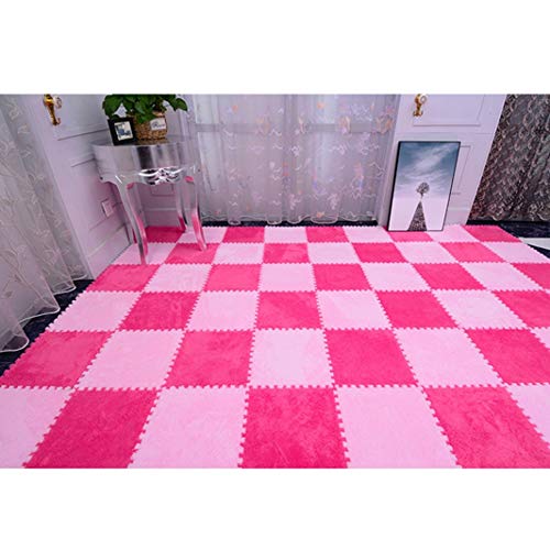 ジョイントマット 床暖房対応 田園風 北欧 赤ちゃんマット 31*31*0.6*40 床暖房 ベビーフロアマット 洗える カラー 防音 抗菌 ノンホルムアルデヒド サイドパーツ付 クロールマット 無地 子供這うマット パズルマット 柔らかい遊びマット