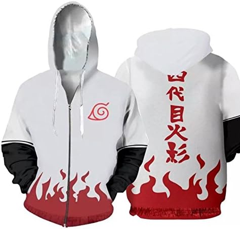 CBSUKJBR Coshome Anime Naruto 3D Hoodies Mannen Vrouwen Sweatshirts Lente Pullover Jacket