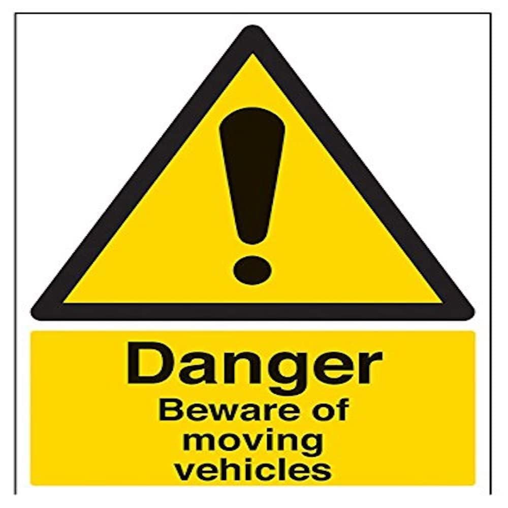 V Safety No Access 200 x 300 mm – 2 mm cartello di sicurezza in plastica rigida super resistente