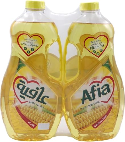 Afia Pure Corn Oil 2 x 1.5Litre Family pack