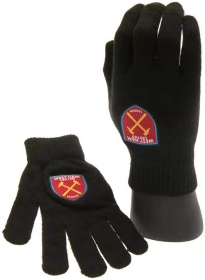 West Ham gloves: United FC Knitted Navy Gloves