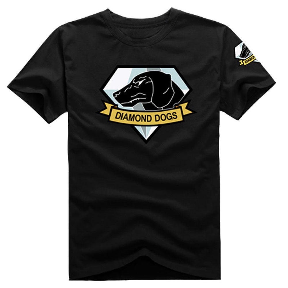 BFJ MGSV Metal Gear Solid V Diamond Dogs Logo T-Shirt