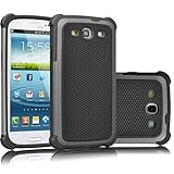 Galaxy S3 Case, Tekcoo(TM) [Tmajor Series] [Gray/Black] Shock Absorbing Hybrid Rubber Plastic Impact Defender Rugged Slim Hard Case Cover Shell For Samsung Galaxy S3 S III I9300 GS3 All Carriers