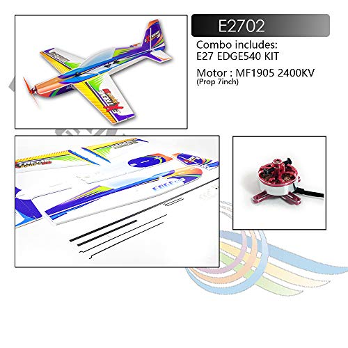 Avión RC Edge540 4CH 710mm 3D espumoso para adultos (E2702) 2