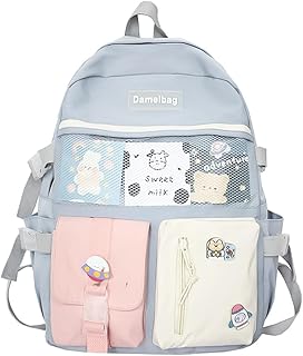 Ita Bag Giapponese Scuola Zaini per Ragazze Adolescenti - JK Bag Kawaii Lolita DIY Carino Anime Cosplay Daypack