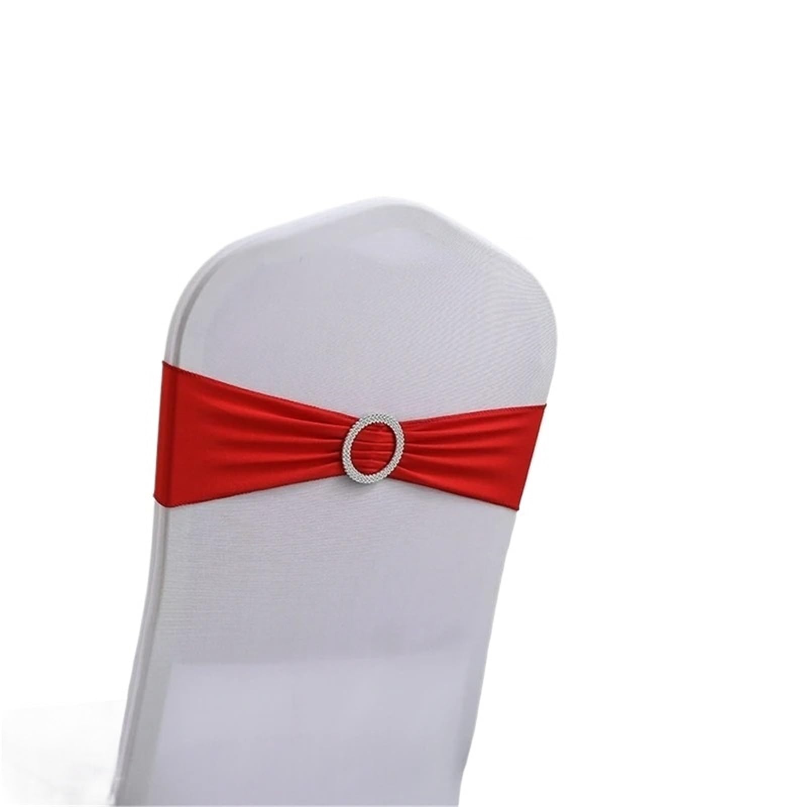 YGSGJSP Chair Sashes 10PCS Elastic Chair Knot Wedding Decoration Buckle Sashes Back Cover Mariage Hotel Home Seat Elegant Ribbon Decors for Wedding(Color 13)