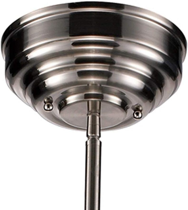 Holiday Deals 🛒 ELK Lighting 66125-3 Chadwick 3-Light Billiard Light, 21-Inch, Satin Nickel