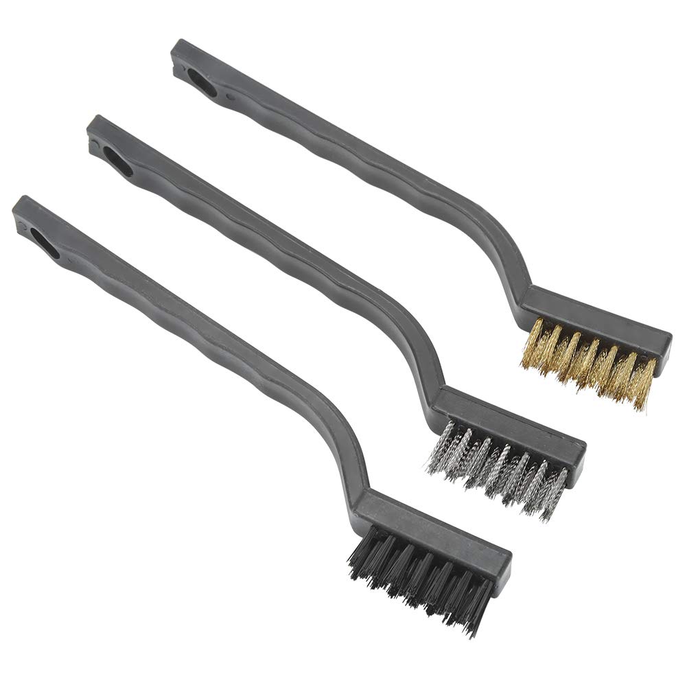 3-teiliges Bonsai-Pinsel-Set – Baumrindenbürste und Fugenbürste für Bonsai-Bäume – Kleine Größe für Präzise Details – für die Pflege und Pflege von Zimmerpflanzen