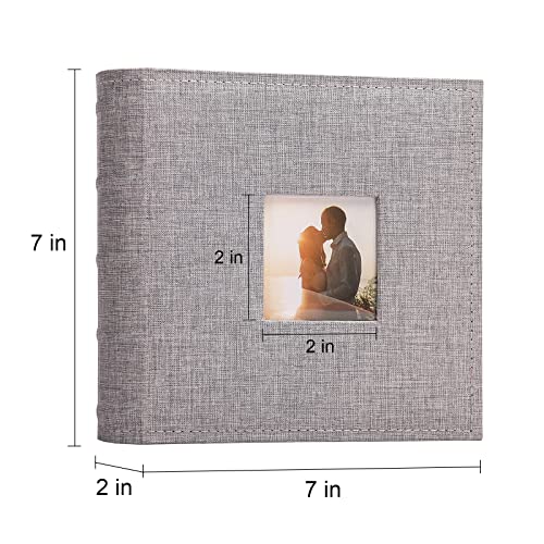 Vienrose ZXCY100 Photo Album 4X6 100 Photos Linen Frame Cover With Memo Areas Photobook Large Capacity Slip-In Pictures Book thumb #5