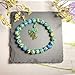 SODLYUE Peacock Bracelet for Women - Natural Stone Beaded Jewelry With Message Card - Inspirational Gifts for Peacock Lovers