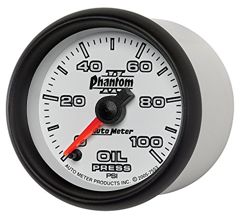 Image of Auto Meter 7553 Phantom II Electric Oil Pressure Gauge
