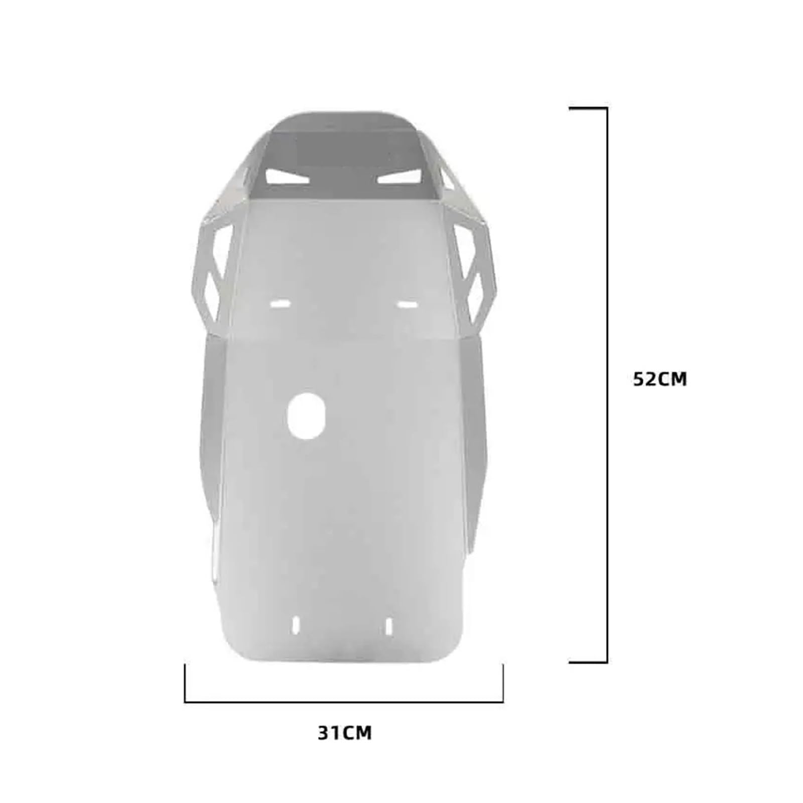 Protector Motor Cubre Carter para BMW para F800GS F800 GS GS800 GS F 800 2024 2025 2026 Placa Deslizamiento Protector Motor Cubierta Protecciónel Chasis(Black)