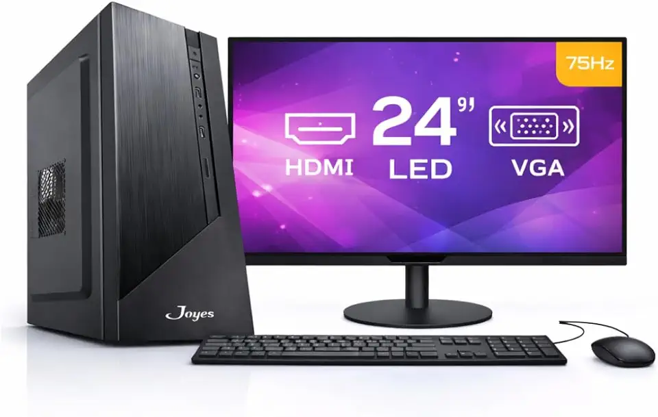 COMPUTADOR COMPLETO OFFICE INTEL CORE I5 10400 10ª GERAÇÃO 16GB RAM SSD 480GB MONITOR 24'' 75HZ HDMI WINDOWS 11