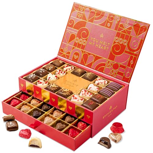 Valentines Chocolate Gift Basket, Candy Food Gifts, Gourmet Snack Box,