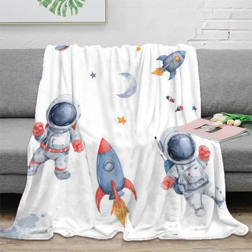 Couverture espace 3D pour camping et voyage plaid de canapé compact pour familles