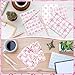 Sinload 96 Pcs Coquette Office Supplies Pink Bow Notepad Mini Journal Preppy Ballpoint Pen Bulk Small Aesthetic Notebook Pen Cute Girly Stationary for Teacher Lady Emergency Nurses Medical Assistant
