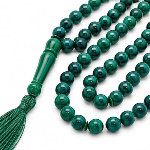 Image of Mandala Crafts Tasbih Muslim Prayer Beads 99 for Men & Women - Islamic Rosary Misbaha Tasbeeh Sibha - Zikr Dhikr Subha Beads for Ramadan Eid Gift