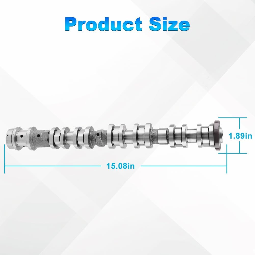 Left Side Intake Camshaft Compatible with Chrysler Voyager Chrysler Pacifica Dodge Durango Jeep Wrangler Grand Cherokee Gladiator Ram 1500 2500 3500 Engine Camshaft Replacement for 5047912AD