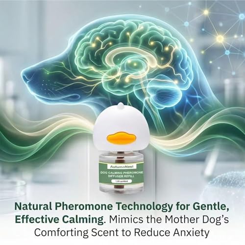 Image of 8-in-1 Calming Diffuser for Dog - Pheromone-Based Dog Anxiety Relief, 2 Plug-Ins & 6 Refills for 180-Day Stress Support - Helps Promote Calm Behavior, Safe & Non-Toxic, Anxiety Relief for Dogs