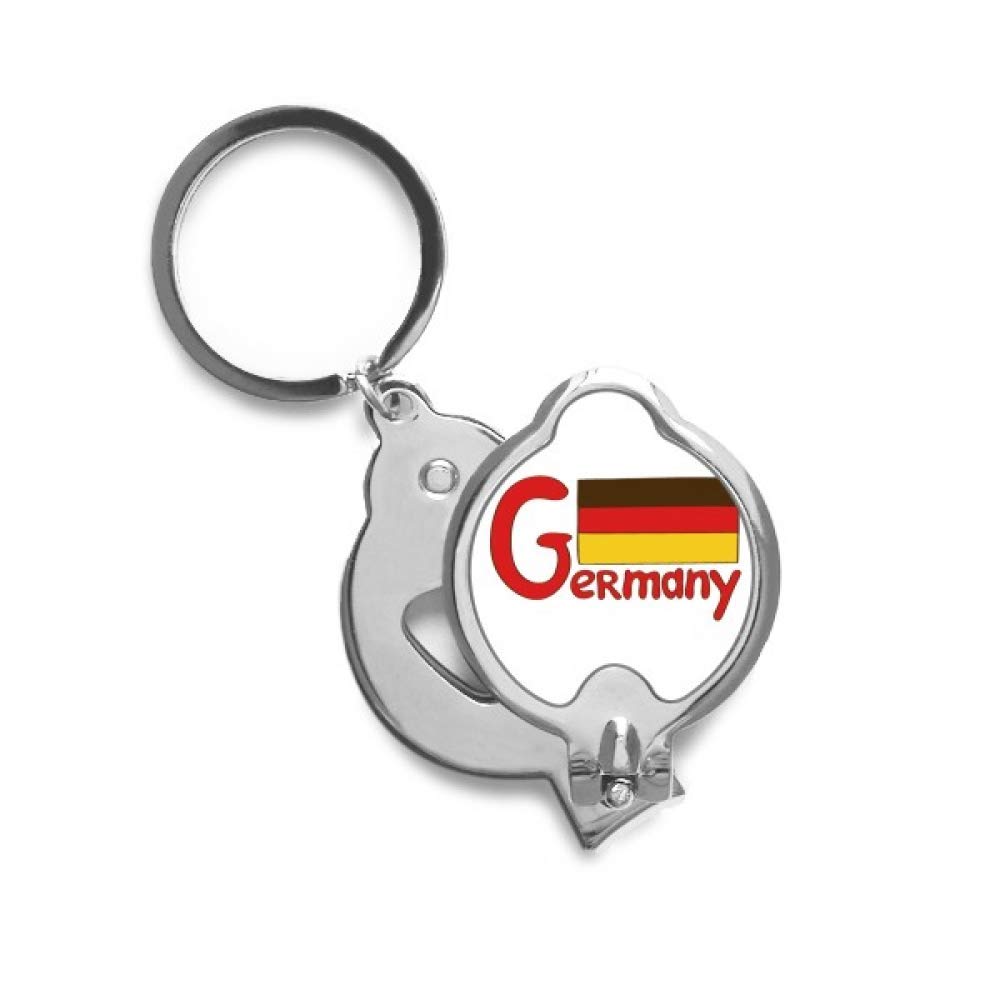 Cortador de uñas portátil con bandera de Alemania para mantener tu manicura perfecta en tus viajes 4
