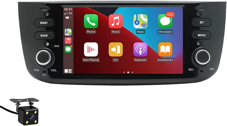 VIGORFLYRUN CarPlayer Android Auto 1 Din Stéréo de Voiture