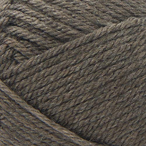 Image of Lion Brand Yarn Basic Stitch Anti-Pilling Yarn for Crocheting, Knitting, and Crafts, Taupe Heather, 1 Pack