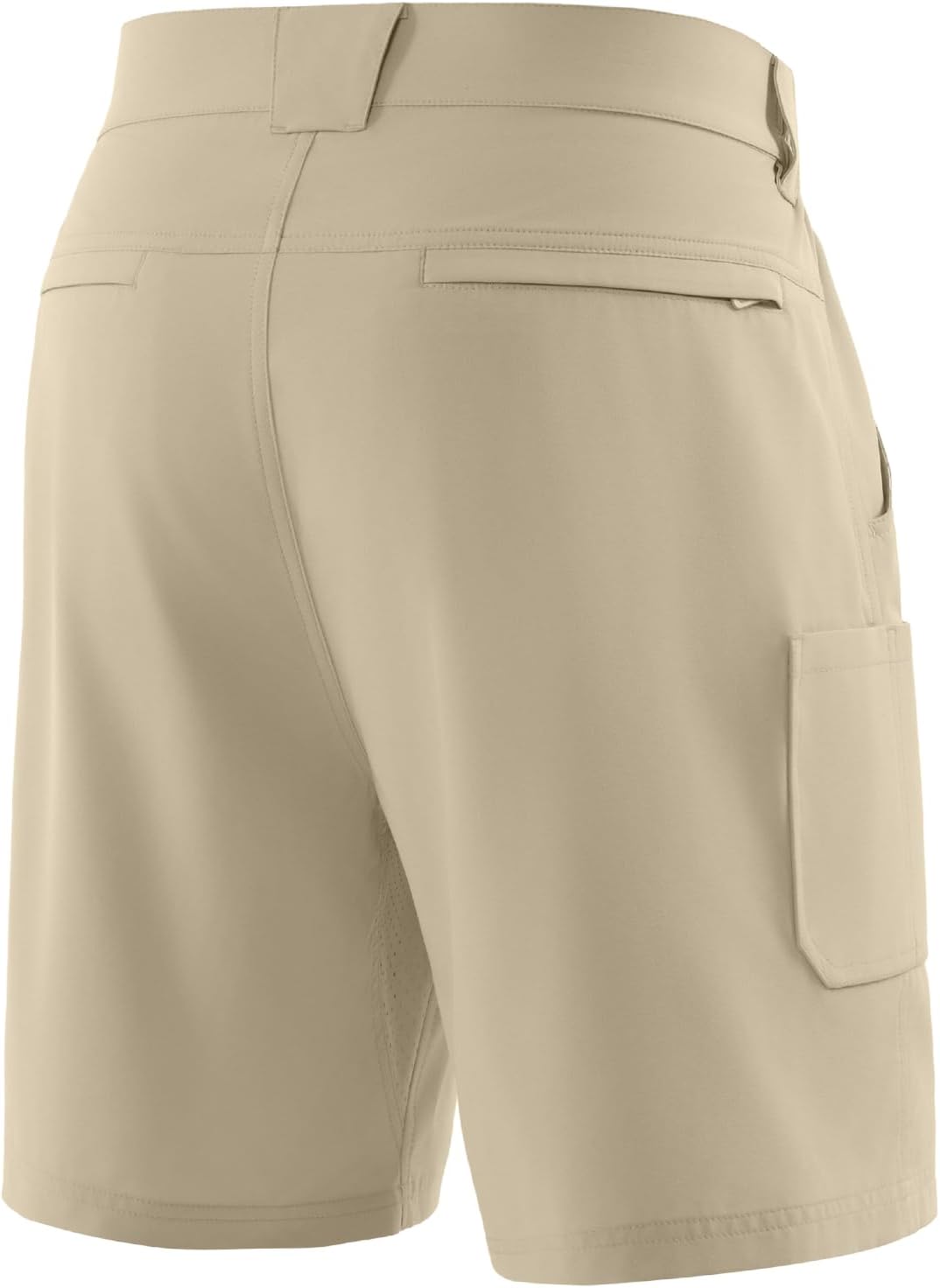 Palmyth Men’s 7" Fishing Shorts with 7 Pockets, Water-Repellent Quick Dry UPF 50+ Shorts with Tool Pockets