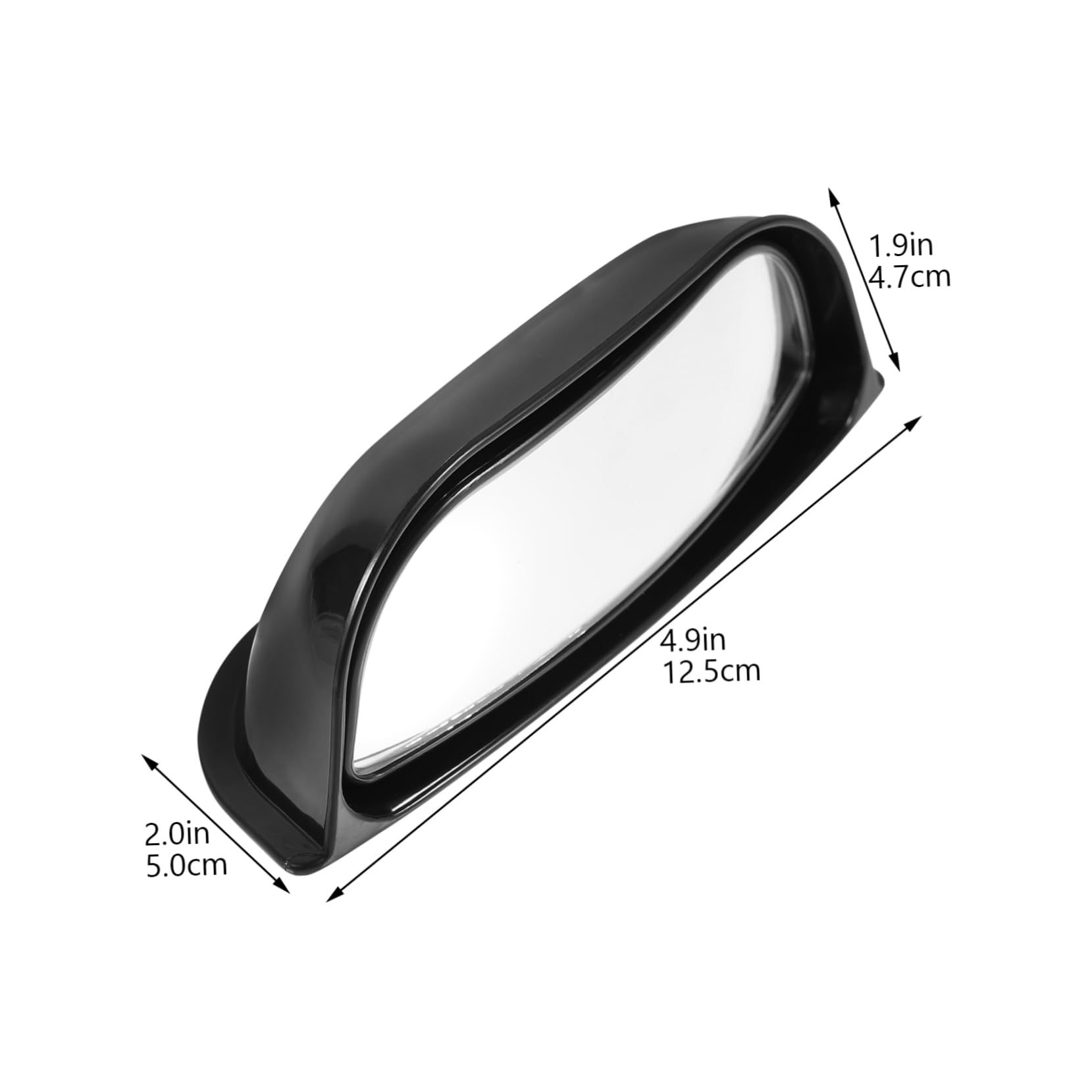 HOLIDYOYO 2 Car Rear Seat Mirrors Wide View Spot Mirrors B-pillar Side View Maximize